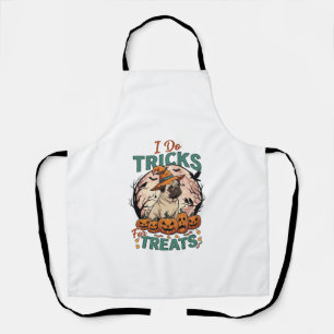 Doe Trucs Snoepjes Halloween Pug Heksenhoed Pompoe Schort