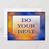 DOE UW BESTE BRIEFKAART (Voorkant / Achterkant)