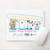 Doe uw deel om een kuur te vinden! muismat (Met muis)