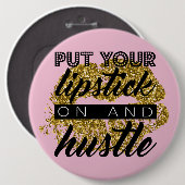 Doe uw lippenstift aan en stel uw Button voor (Voorkant /achterkant)