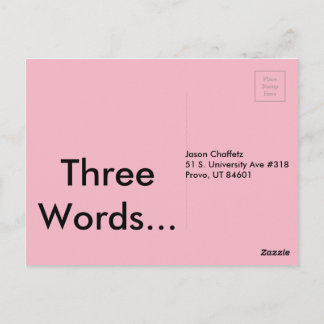 Doe uw taak briefkaart