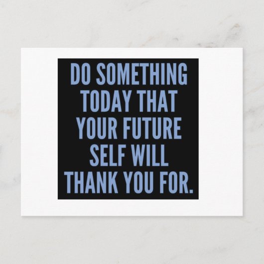 Doe vandaag iets briefkaart (Voorkant)