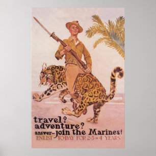 Doe vandaag mee met Marines-Enlist Poster