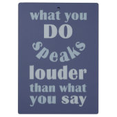 Doe versus zeg douane klembord (Achterkant)