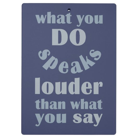 Doe versus zeg douane klembord (Achterkant)