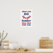 Doe versus zeg douane poster (Keuken)