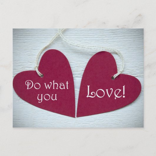 Doe waar je van houdt 3 briefkaart (Voorkant)