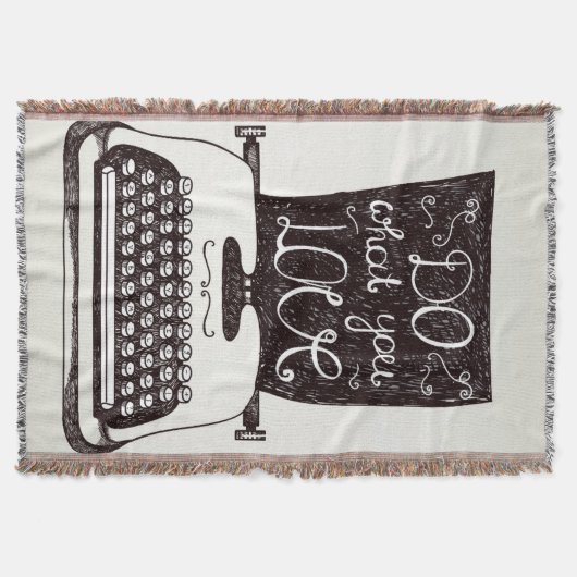 Doe waar je van houdt deken (Voorkant)