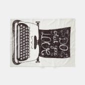 Doe waar je van houdt fleece deken (Voorkant (Horizontaal))