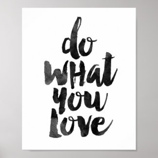 Doe waar je van houdt poster