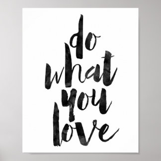 Doe waar je van houdt poster