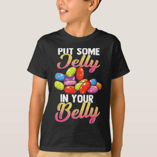 Doe wat gelei in je buik Cool Snoep Jelly Bean T-shirt