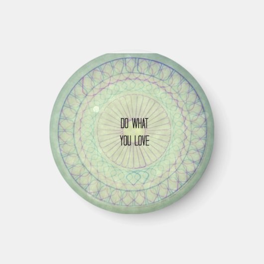 Doe wat je graag mozaïek magneet (Voorkant)