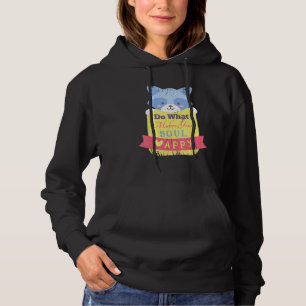 , doe wat je hart blij maakt hoodie