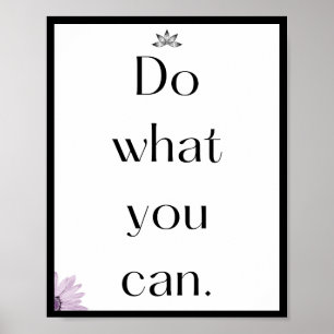 Doe wat je kunt, Quote Poster
