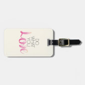 Doe wat je liefhebt 2 bagagelabel (Voorkant horizontaal)