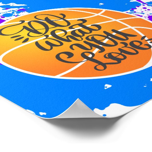 Doe wat je van Basketball Poster houdt (Hoek)