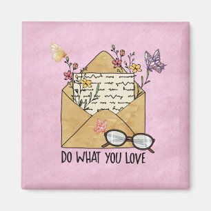 Doe wat je van wilde bloemen houdt. magneet