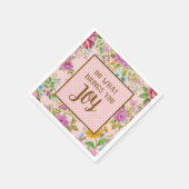 Doe wat Joy Floral brengt Servet (Hoek)