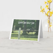 *DOE WAT U GEMAAKT** OP UW BIRTHDAY "SON" KAART (Gele Bloem)