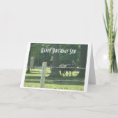 *DOE WAT U GEMAAKT** OP UW BIRTHDAY "SON" KAART (Voorkant)