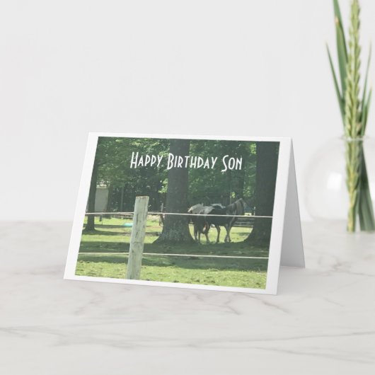 *DOE WAT U GEMAAKT** OP UW BIRTHDAY "SON" KAART (Voorkant)