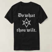 Doe wat u wilt t-shirt (Design voorkant)