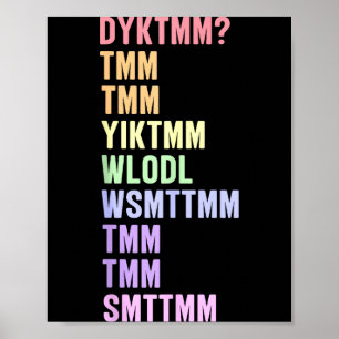 Doe Weet Muffin Dyktmm Nostalgische Quote Poster