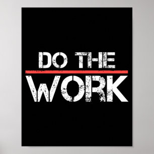 Doe Werk Motiverende Positieve Inspirerende Spreuk Poster