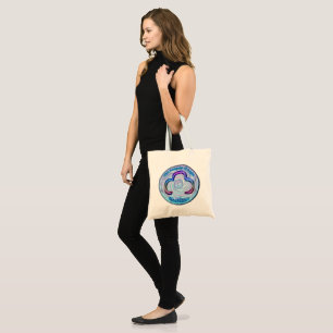 Doedelen op het symbool van Abundancel Bliss Tote Bag