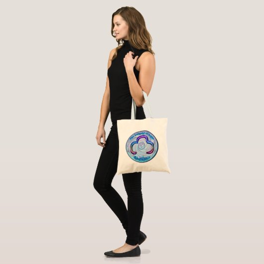 Doedelen op het symbool van Abundancel Bliss Tote Bag (Voorkant (model))