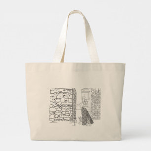 Doedelzakken en Scotties in Schotland Boodschappen Grote Tote Bag