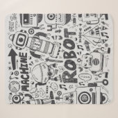 doedle robot element , illustrator line tools teke sherpa deken (Voorkant (horizontaal))