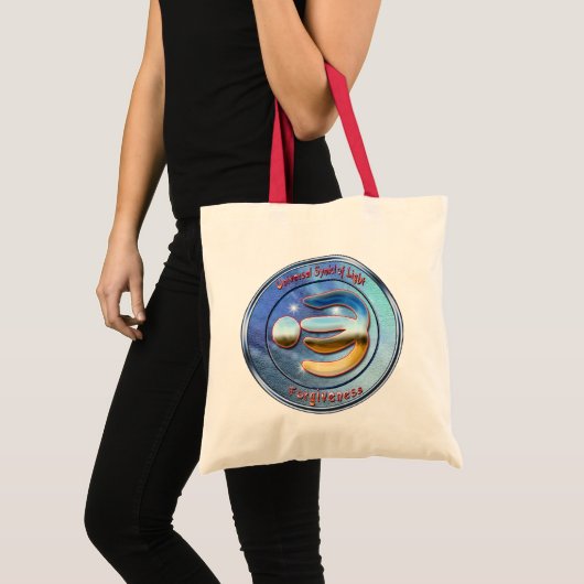 Doedling op het symbool van vergeving tote bag (Voorkant (product))