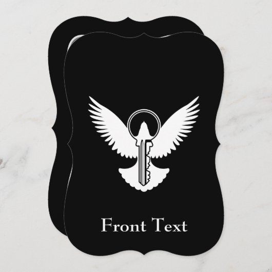 Doef met Sleutel Kaart (Voorkant / Achterkant)