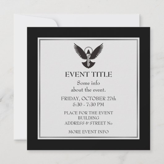 Doef met Sleutel Kaart (Achterkant)