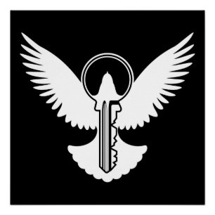 Doef met Sleutel Perfect Poster