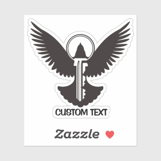 Doef met Sleutel Sticker (Vel)