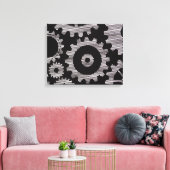 doek met maaswijdte canvas afdruk (Insitu (Woonkamer))