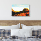 doek met vuursteentje canvas afdruk (Insitu (Slaapkamer))