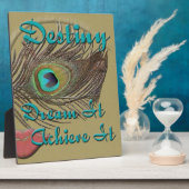 Doel - Dream it, Achieve it - Plaque Fotoplaat (Zijkant)