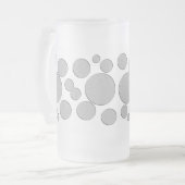 Doel, gekleurde cirkels matglas bierpul (Voorkant links)