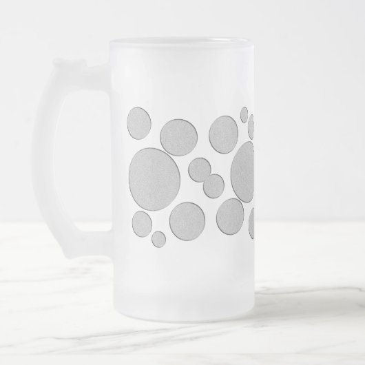 Doel, gekleurde cirkels matglas bierpul (Links)