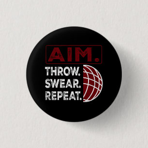 Doel Gooi Zweer Herhaal Bocce Ball Sport Button