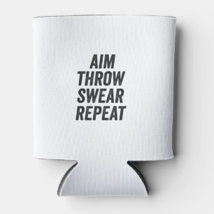 Doel Gooi Zweer Herhaal Grappig Cornhole Sport GIf Blikjeskoeler