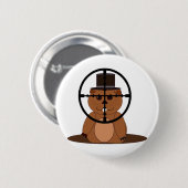 Doel: grondhog ronde button 5,7 cm (Voorkant /achterkant)