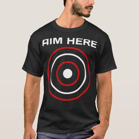Doel hiermee wordt het Bullseye Doelselectie Cl T-shirt (Voorkant)
