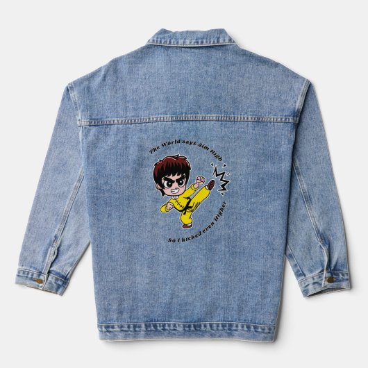 Doel hoog Motivatie Denim Jacket (Achterkant)