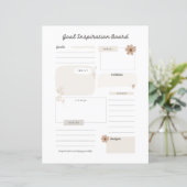 Doel Inspiratie Board Planner pagina (Staand voorkant)