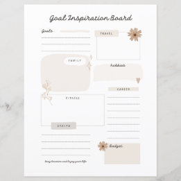 Doel Inspiratiebord Planner Pagina